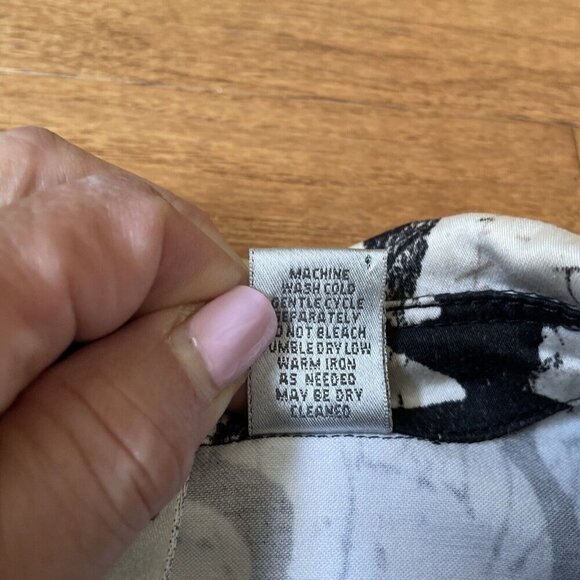 CHICO’S Women's Ombre Floral Jacket Sz S (0) Multicolor Stretch Denim Button Up - Picture 12 of 12